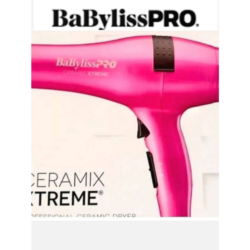 BaBylissPRO Ceramix Extreme Professional Ceramic Dryer- Pink